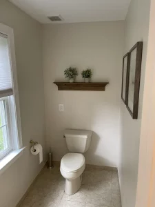 "after" image of renovated bathroom