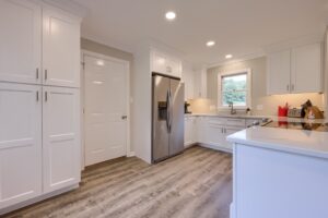 A beautifully finished home interior showcasing professional kitchen and bath renovations Lancaster PA featuring premium cabinetry and modern design elements.